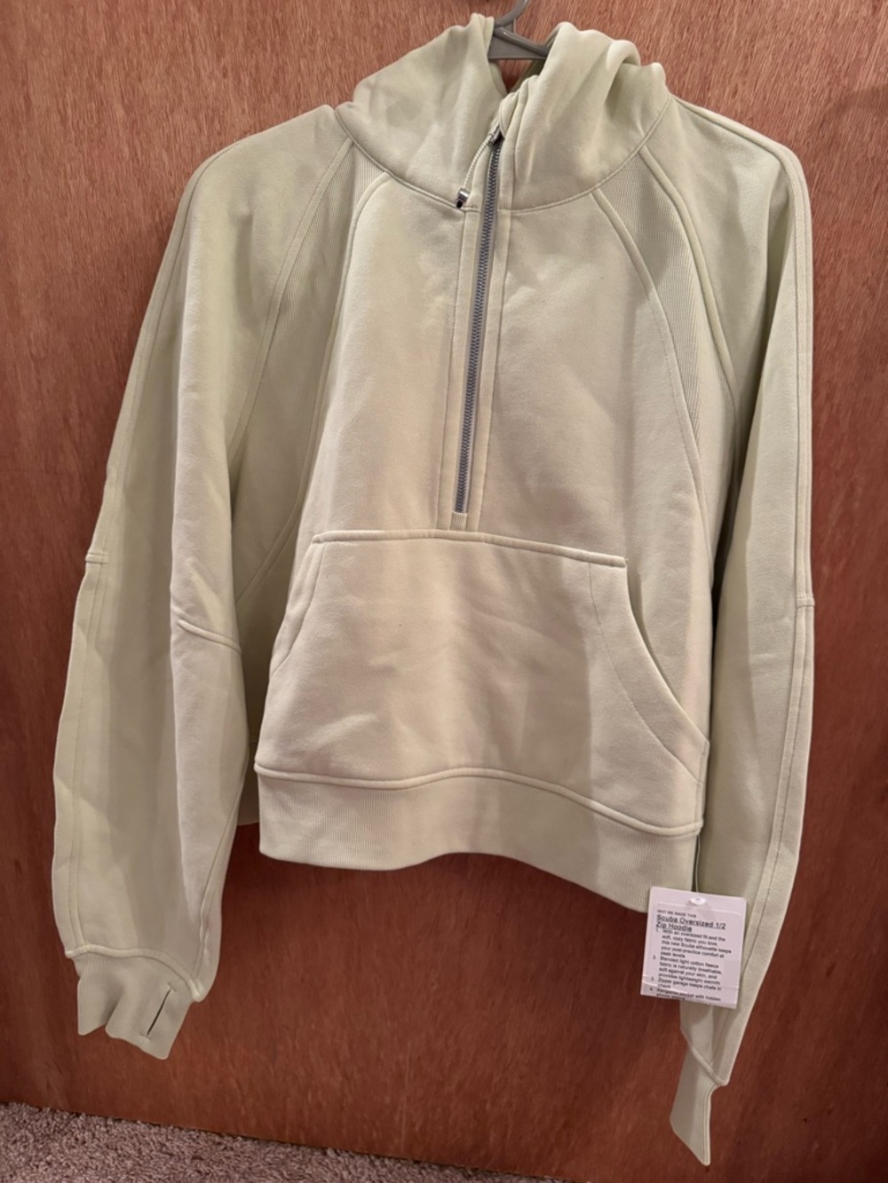 Lululemon Scuba Oversized Half-Zip Hoodie - Dewy